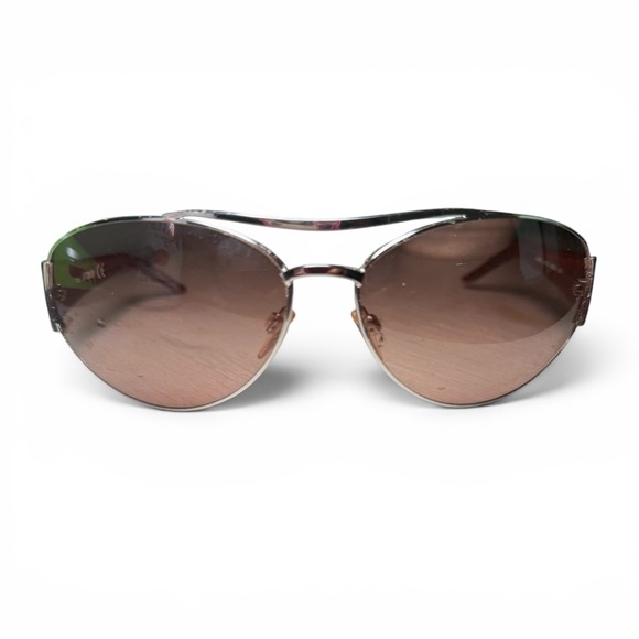 Just Cavalli Sunglasses Womens One Size Brown Silver Aviator‎ JC089S Vintage Y2K main image 9